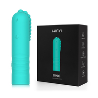 WINYI Dinosaur Mini Bullet Vibrator Taschenvibrator Wiederaufladbarer Wasserdichter Klitoris-Stimulator Dildo Bullet Vibrator
