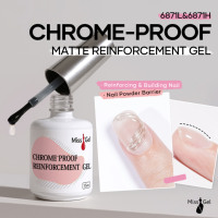 MissGel Nouvelle Arrivée Soak Off UV Nail Art Gel Fonctionnel TPO Hema Free No Wipe Chrome Proof Matte Gel Renforcement Gel Polish