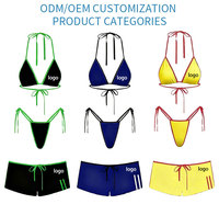 Nieuwe Designer Custom Dames Strandkleding Tweedelig Bikini Set Push-up Bikini Badkleding Meisjes Badpakken voor Dames