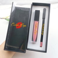 Kit de Maquillage Lèvres 2-en-1 DIY : Crayon Mat et Gloss Brillant – Vente en Gros, Logo Personnalisé, Gloss Liquide Scintillant