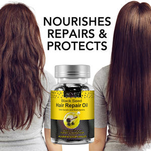 הסיטונאי שיער תיקון שמן שמן זרע שחור קפסולות עבור שיער פגום יבש עם קרטין מולטי ויטמינים - Product Image 5