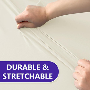 Khăn trải bàn polyester dệt đơn giản, hình chữ nhật, co giãn, bền, không nhăn, dùng cho tiệc chiêu đãi, trong nhà và ngoài trời - Product Image 4