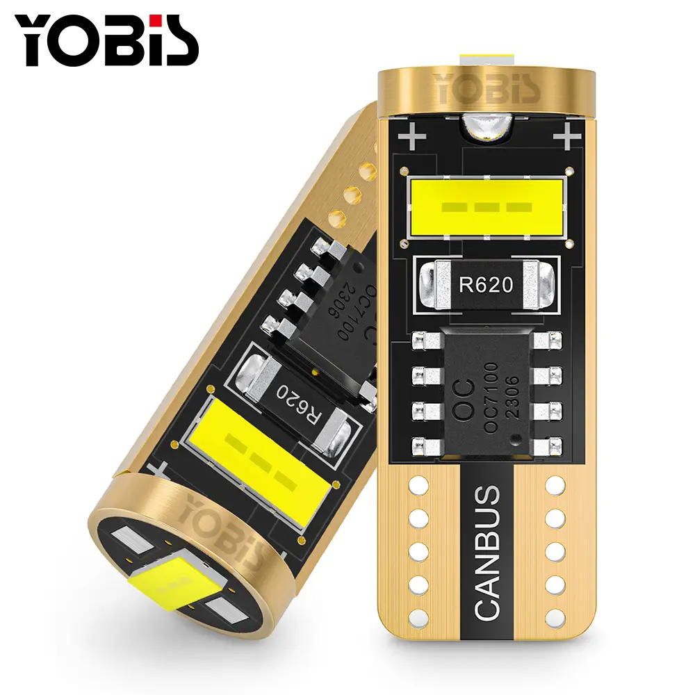 YOBIS Wholesale Super canbus w5w 2055 3 SMD T10エラーフリーLED車の電球エラーフリー車の読書灯