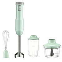 Mixeur Plongeant 4-en-1 de 700 ml avec Vitesse Variable, Tige en Acier Inoxydable, Multifonctionnel pour Mélanger, Hacher, Préparer des Aliments pour Bébé et des Sauces à Domicile