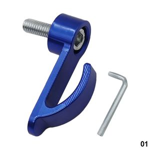 Universal CNC de aleación de aluminio de un solo agujero gancho bolsa de <span class=keywords><strong>casco</strong></span> soporte de gancho de transporte para Dirt Bike Scooter eléctrico entretenimiento - Product Image 6
