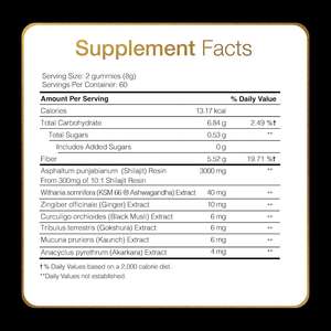 OEM Pure Himalayan Shilajit Gummies Gold Organic Gummies para adultos sin Nasties añadidos No para mujeres embarazadas - Product Image 5