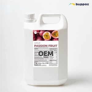 Sirop de fruit de la passion pour bubble tea, bouteille de 5 kg, vente en gros - Product Image 2