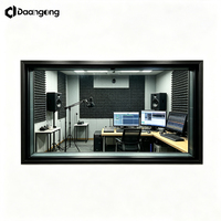Ventana Acústica para Estudio de Grabación, Ventana de Observación Insonorizada con Vidrio Triple y Sellado Acústico