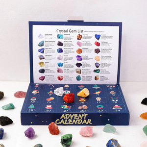 Boîte à Cristaux Surprise Interactive - Calendrier de l'Avent Minéral à 24 Pochettes avec du Divertissement à Piquer pour les Enfants - Product Image 2