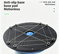 Ballon d'équilibre demi-sphère de yoga premium anti-éclatement pour massage des pieds, entraînement Pilates, équipement de fitness à domicile