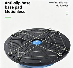 Ballon d'<span class=keywords><strong>équilibre</strong></span> demi-sphère de yoga premium anti-éclatement pour massage des pieds, entraînement de Pilates, équipement de fitness à domicile - Product Image 6