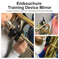 New Arrival MirTra-Small Embouchure Mirror Training Device for Brass Instruments Trumpet Trombone French Horn Fluglehorn