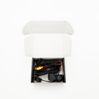 Kamera Mundur Mobil 3-in-1 Universal CMOS Night Vision 2 LED Light, Sensor Parkir Mudah, Kamera Pandang Belakang Mobil