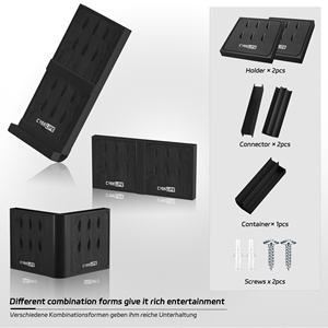 Cyeelife Dart Holder <span class=keywords><strong>Support</strong></span> mural en plastique combinable pour 12 fléchettes en acier/pointe souple - Product Image 5