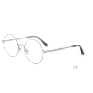 2024 Modieuze Kant-En-Klare Gemengde Klassieke Monturen Brillen Metalen Optische Frame Klassieke Brillen