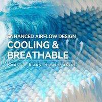 Surmatelas en mousse orthopédique de qualité supérieure en Chine, confortable, fin, pas cher, en gel souple, en mousse à mémoire de forme pour lit, hôtel, usage domestique