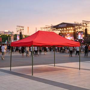 Abri de voiture pliable 3x4,5m avec structure verte, abri temporaire extérieur pour véhicule, imperméable, résistant aux UV, couverture de protection pour parking - Product Image 1