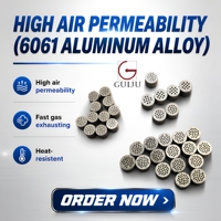 Bouchon d'aération en aluminium 6061 à 7 trous de haute précision pour transport de vapeur pour moules en mousse EPS – Vente directe usine