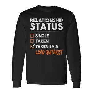 T-shirt à manches longues « Taken By A Lead Guitarist », cadeau musical pour guitaristes - Product Image 1