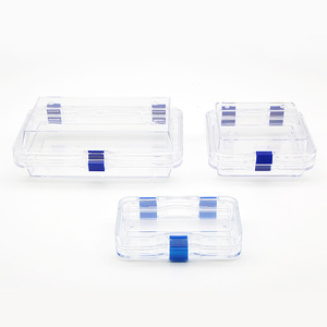 Transparent Dental Veneer Box With Film Membrane Storage Retainer Box For Protecting in Different Sizes