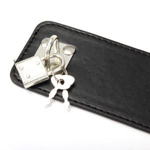 重いステンレススチール女性Bdsm手錠セックスおもちゃベッド拘束Bdsmボンデージ大人用レザーBdsmカフス - Product Image 4