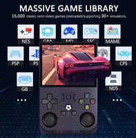 Console de jeu portable R36 Pro avec écran IPS de 3,5 pouces, 64 Go, plus de 18000 jeux vidéo, batterie de 4000 mAh, système d'exploitation Linux, console de jeu rétro R36 Pro
