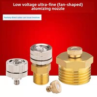 Vente en gros 3/16 buse d'atomisation basse pression en laiton buse de ventilateur d'arrosage à brume fine extérieure humidification de refroidissement