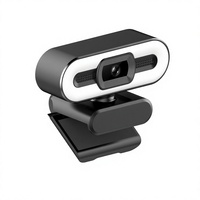 Webcam Komputer Autofokus B11 dengan Lampu Isi 1920x1080, Kamera Live Streaming USB 30 FPS Tanpa Driver, Siap Pakai