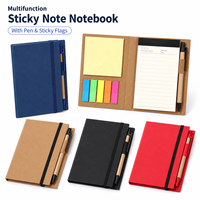 Carnet de poche personnalisé de journaux à bas prix avec bloc-notes en papier d'artisanat et stylo à bille pour les entreprises
