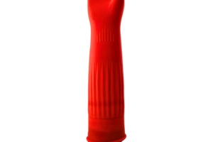 Găng tay cao su tự nhiên mềm mại, tái sử dụng, 140g, 45cm, chống thấm nước, chống trơn trượt, dài, dùng trong nhà bếp, rửa chén, vệ sinh - Product Image 5