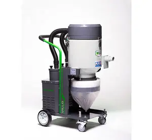 2400w Industrial Vacuum Cleaner HEPA Filter Continuous Collection Bag Industrial Vacuum Cleaner For Concrete Floor Grinder