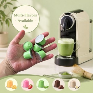 Nutritious Matcha Green Tea <b>Pods</b> For Multiple Coffee Makers Instant Healthy Drink Capsules Wholesale Export Supply <b>Pods</b> - Product Image 1