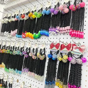 Vivian Hair ponytail with beads balls bubbles hair products for black kids accessories for kids glitter girls beauty accessories