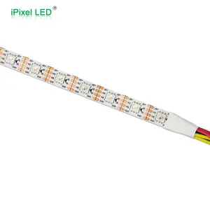 Setrip Lampu Led RGB 5V Beralamat, Setrip Fleksibel WS2812B WS2812 WS2811 60/M