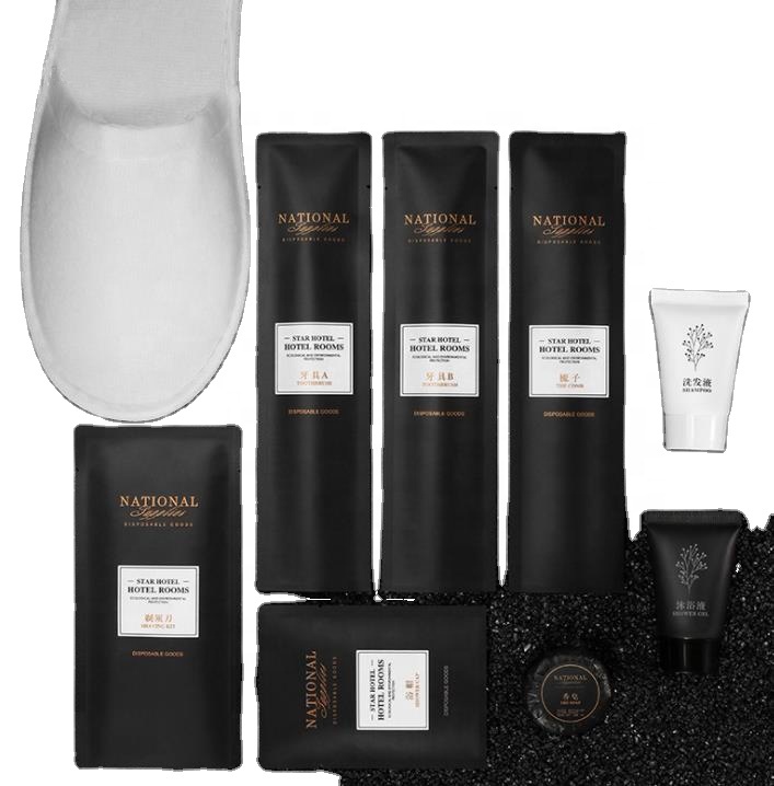 Одноразовые туалетные принадлежности TOPMED для гостиниц, оптовая продажа, туалетные принадлежности, Настраиваемые одноразовые наборы для отелей 3-5 звезд
