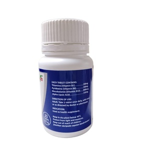 Cápsulas de Complejo Vitamínico B, 30 Cápsulas Vegetales Diarias para el Bienestar Nervioso con Ácido Alfa Lipoico para Adultos - Product Image 3