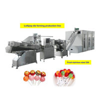 Machine de fabrication de bonbons durs de qualité alimentaire industrielle, ligne de production complète de la cuisson à l'emballage