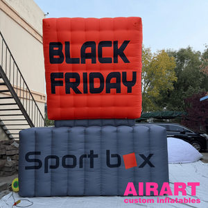 Mô hình bơm hơi khối quảng cáo cao 5.7 mét cho màn hình trung tâm mua sắm, khối quảng cáo ngoài trời bơm hơi tùy chỉnh - Product Image 2