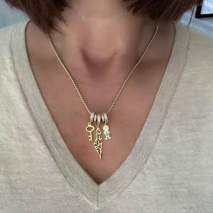 Nuovo zircone Palestine collana di gioielli islamici in acciaio inox 316l PVD placcato oro 18k combinazione collana palestina - Product Image 5