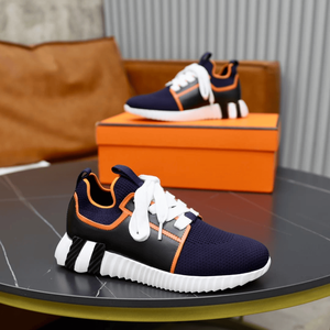 Baskets décontractées élégantes pour hommes, avec empeigne premium en patchwork, amorti dynamique du pied, résistance à l'usure, universelles toutes saisons - Product Image 4