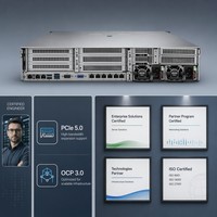 Servidor de Alto Rendimiento HPE ProLiant DL385 Gen11 2U, 2x AMD EPYC 9124, 128GB DDR5, 8SFF, Virtualización, Servidor de Rack para Centro de Datos
