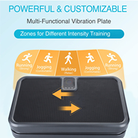 Plate-forme de forme physique vibrant Drainage lymphatique secouant la machine d'exercice de plaque de vibration complète du corps