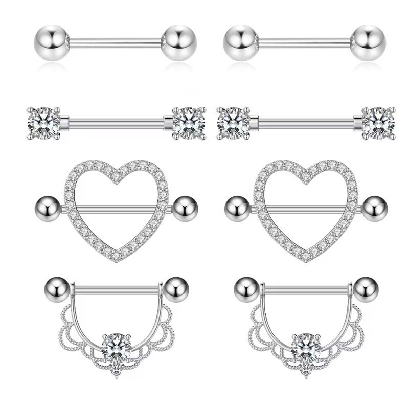 Silver 8PCS