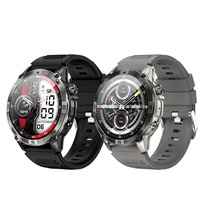 Smartwatch HK08 con Display OLED in TPU, GPS per Esterni, Ricarica Magnetica, Cassa in Lega di Alluminio, Bussola, Contapassi e Monitoraggio della Frequenza Cardiaca