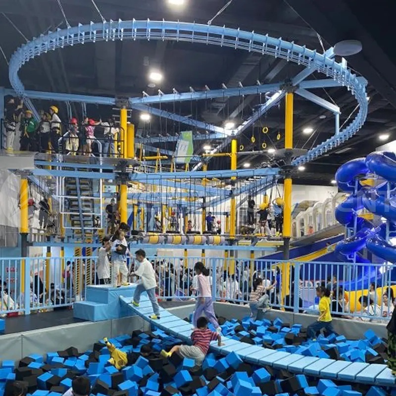 Commercial Adventure Park Customized Rope Course