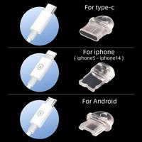 Protecteur de Port de Charge Universel pour Téléphone Portable, Bouchon Anti-Poussière USB Type-C Personnalisé avec Breloques de Dessin Animé