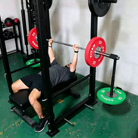 Crochets de dégagement de charge réglables, dégagementurs de poids robustes pour la musculation, les squats, les développés couchés et l'entraînement de force complet