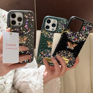 Papillons créatifs étuis de téléphone antichoc de luxe pour <span class=keywords><strong>iphone</strong></span> 17 16 15 Plus <span class=keywords><strong>Pro</strong></span> Max 14 13 12 11 couverture arrière mobile pour femme fille - Product Image 1