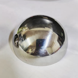 Esfera de Metal de media cúpula hueca de acero inoxidable pulido de 40mm 50mm 60mm 80mm - Product Image 2