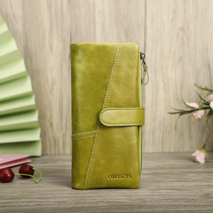 Portafogli lunghi in <span class=keywords><strong>vera</strong></span> <span class=keywords><strong>pelle</strong></span> RFID per <span class=keywords><strong>donna</strong></span> all'ingrosso di lusso da <span class=keywords><strong>donna</strong></span> - Product Image 1